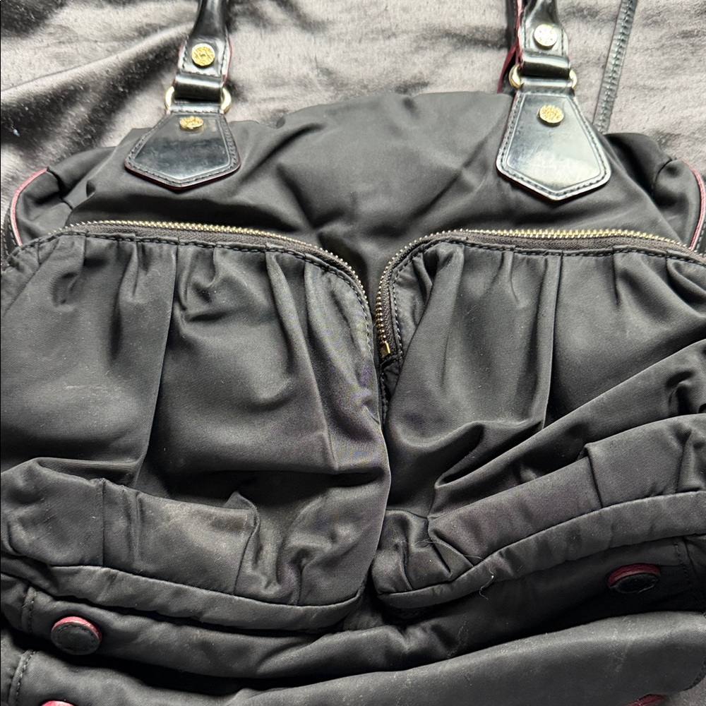 MZ Wallace Black and Red Tote Bag